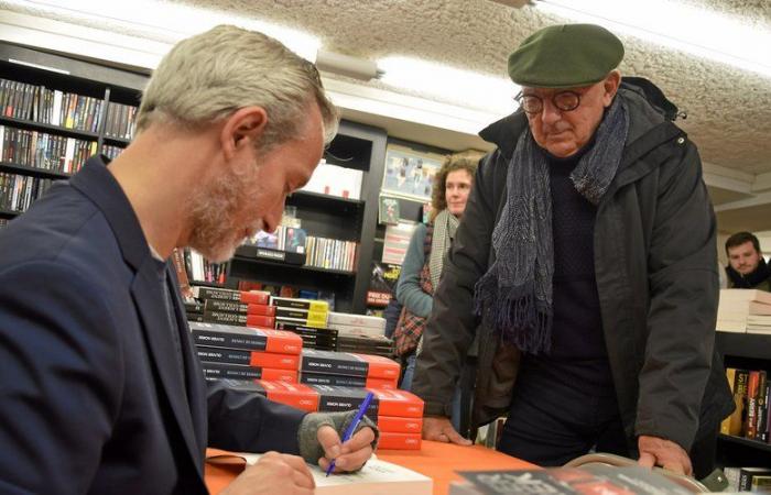 “Los guerreros del invierno”: en la Maison du livre de Rodez, Olivier Norek atrae a las multitudes en los días grandes