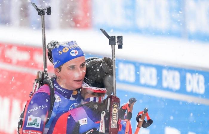 Biatlón | Le Grand-Bornand: Selina Grotian gana por primera vez en la copa del mundo en la salida masiva, Jeanne Richard superada por una décima en el podio | Revista nórdica | Biatlón n°1