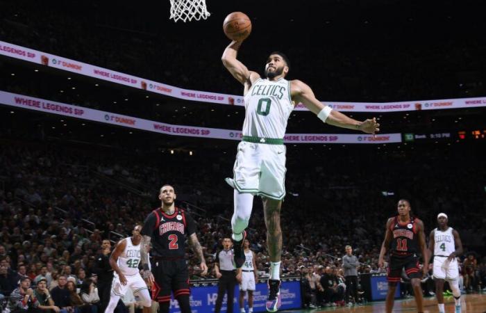 NBA – Jayson Tatum lleva a los Celtics contra Chicago, Victor Wembanyama intocable