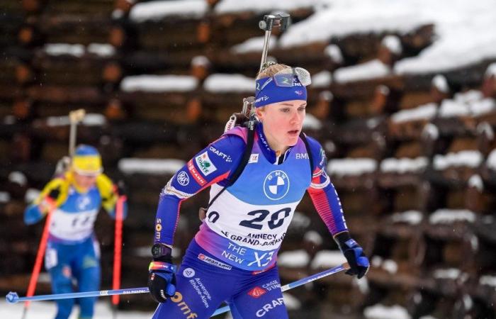 Biatlón | Le Grand-Bornand: Selina Grotian gana por primera vez en la copa del mundo en la salida masiva, Jeanne Richard superada por una décima en el podio | Revista nórdica | Biatlón n°1