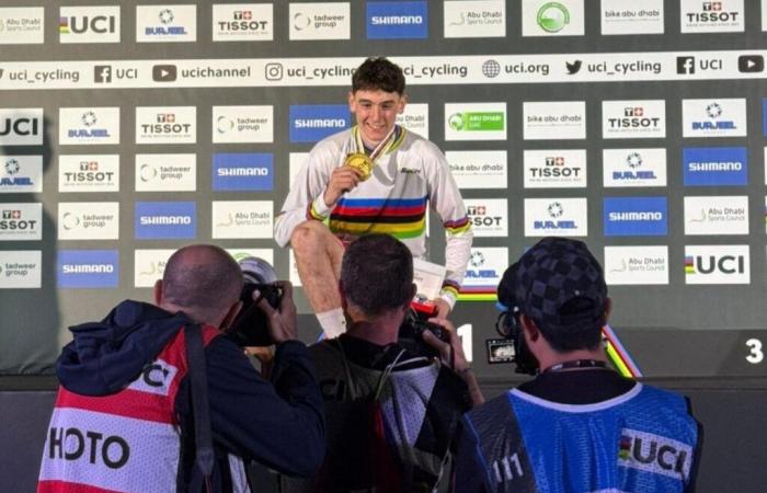 Cerca de Fougères, Roman se proclamó campeón del mundo de trial MTB