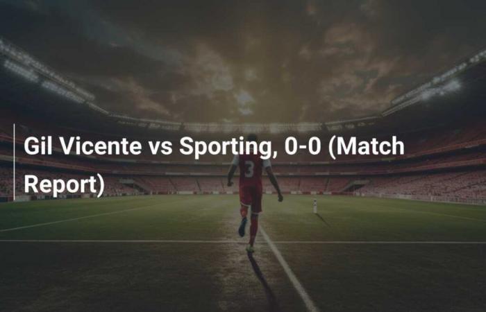 Gil Vicente vs Sporting, 0-0 (Informe del partido)