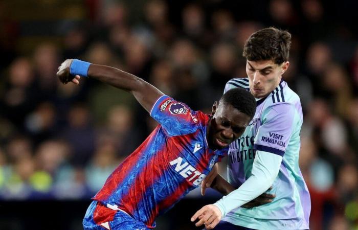 El Crystal Palace se hunde ante el Arsenal pese al gol de Ismaïla Sarr