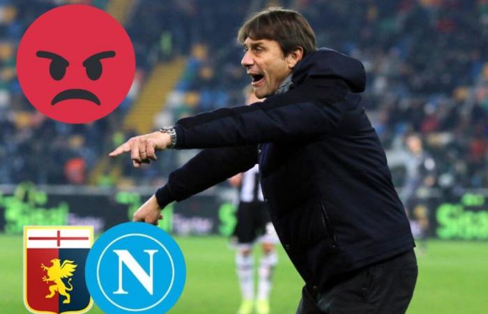 Napoli Football News – Conte furioso tras el partido contra el Génova