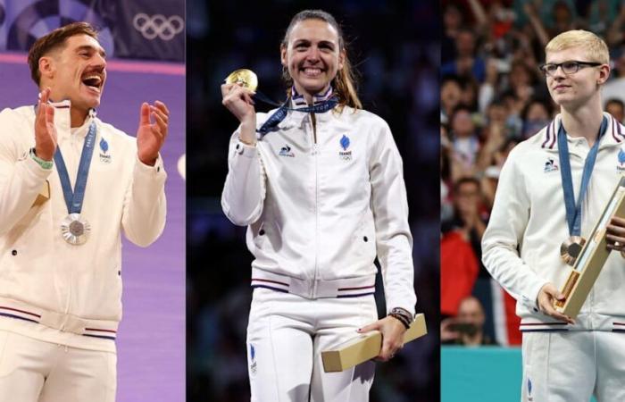 Medallistas franceses como Sylvain André, Manon Apithy-Brunet y Félix Lebrun revelan dónde guardaron su medalla olímpica