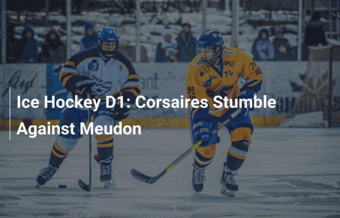 Hockey sobre hielo D1: Los Corsarios tropiezan con Meudon