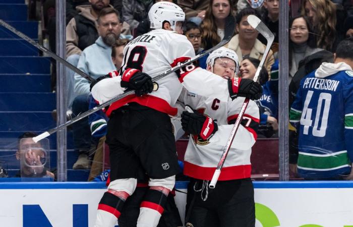 Sábado en la NHL | Los senadores ganan el sexto juego consecutivo