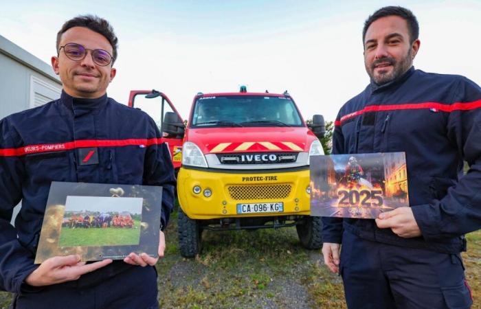 “De repente estaba muy iluminado”: ​​dos bomberos de Arbus que repartían calendarios evitaron un incendio total en la casa