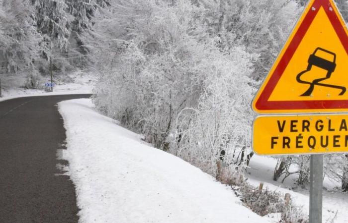 cuatro departamentos en alerta naranja nieve-hielo