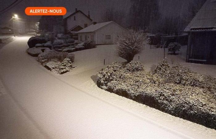 “Grandes caídas en Lieja”, “Una hermosa bata blanca”: la nieve cubre parte del país este lunes por la mañana