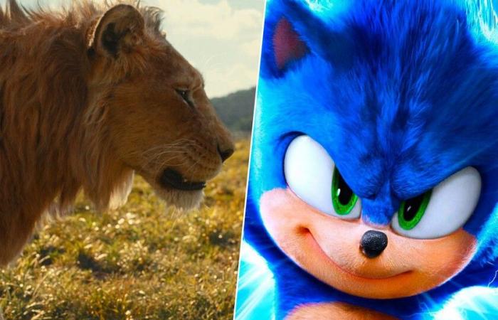 El Rey León’ aspiraba a reinar en la taquilla de Navidad, pero no contaba con un rival inesperado: Sonic