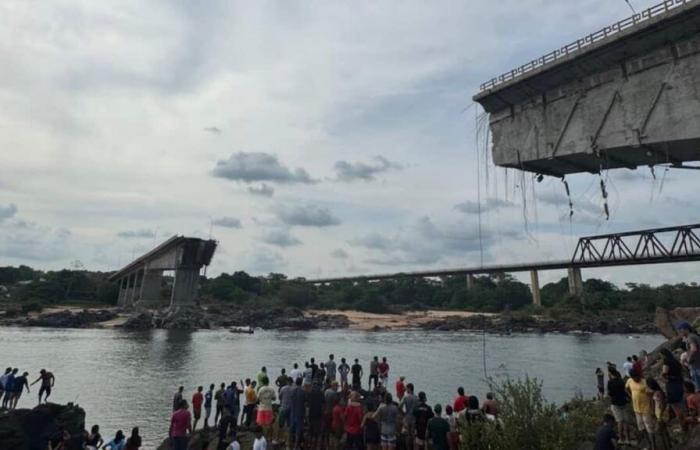 Derrumbe de puente en Brasil: al menos dos muertos y 12 desaparecidos