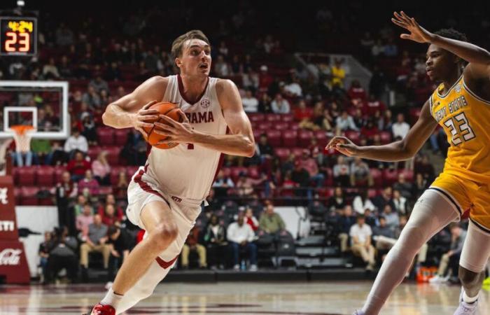 Alabama Basketball gana 81-54