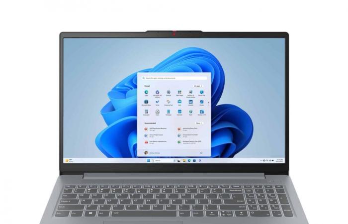 Promo 649€ Lenovo IdeaPad Slim 3 15IRU9 (83E6003GFR), Ultrabook 15″ Plata delgada y ligera bajo Intel Core 5 120U con Wi-Fi 6 nómada 7 horas para estudiar