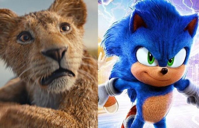 La lucha entre Mufasa y Sonic 3 se salda con un claro ganador en el fin de semana de estreno