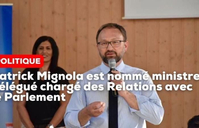 Patrick Mignola es nombrado Ministro Delegado encargado de las Relaciones con el Parlamento ante el Primer Ministro, François Bayrou