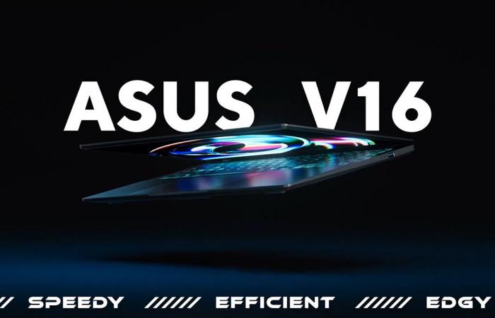 Asus presenta una nueva computadora portátil para juegos V16 asequible en CES 2025