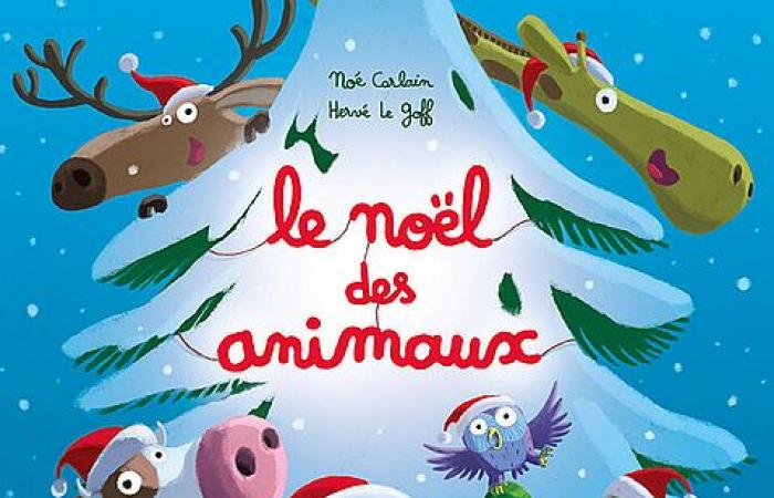 5 libros de animales para niños en Navidad