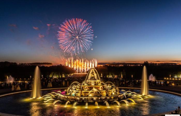 Las Grandes Eaux Nocturnes 2025 en el Palacio de Versalles: ¡fuentes iluminadas y fuegos artificiales!