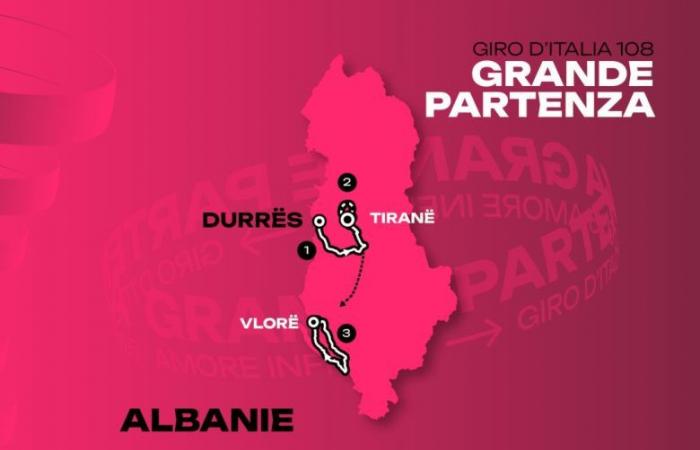 Giro. Vuelta a Italia – La Gran Salida del Giro de Italia 2025… ¡3 etapas en Albania!