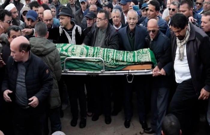 Funeral en Casablanca del fallecido actor Mohamed El Khalfi