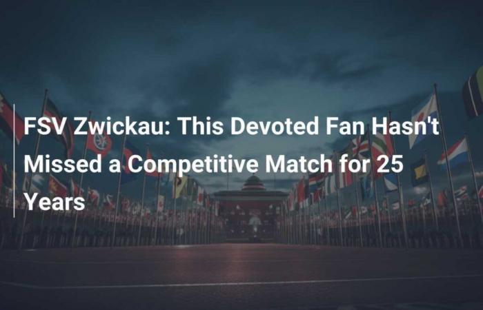 FSV Zwickau: este aficionado dedicado no se ha perdido un partido competitivo en 25 años