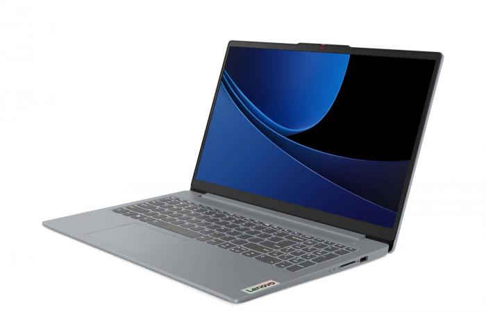 Promo 649€ Lenovo IdeaPad Slim 3 15IRU9 (83E6003GFR), Ultrabook 15″ Plata delgada y ligera bajo Intel Core 5 120U con Wi-Fi 6 nómada 7 horas para estudiar