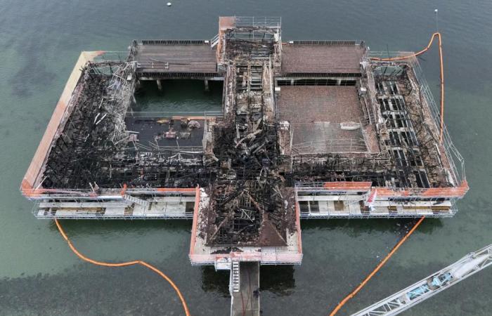 St. Gallen: el incendio arrasa el Rorschach Badhütte