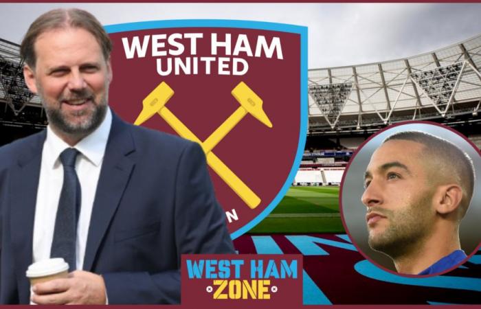 West Ham United se elevará al siguiente nivel a medida que cae la actualización de Hakim Ziyech