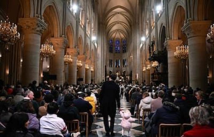 [PHOTOS] Las primeras misas navideñas en Notre Dame desde el incendio llenan de “alegría” a los fieles