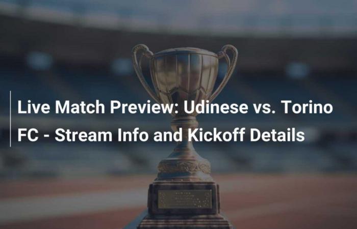 Vista previa del partido en vivo: Udinese vs Torino FC: información de la transmisión y detalles del inicio