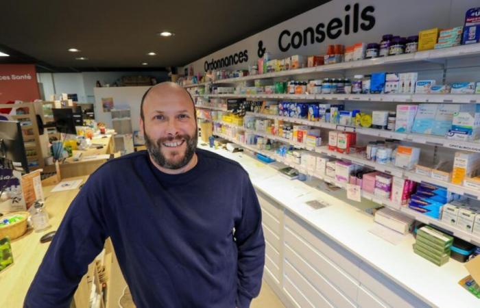 En Dax, Navidad en el mostrador del farmacéutico Adrien Doassans