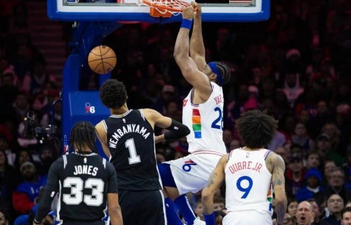 Guerschon Yabusele gana su duelo ante Victor Wembanyama en la NBA