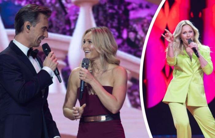 Florian Silbereisen posa con los seres queridos de Helene Fischer