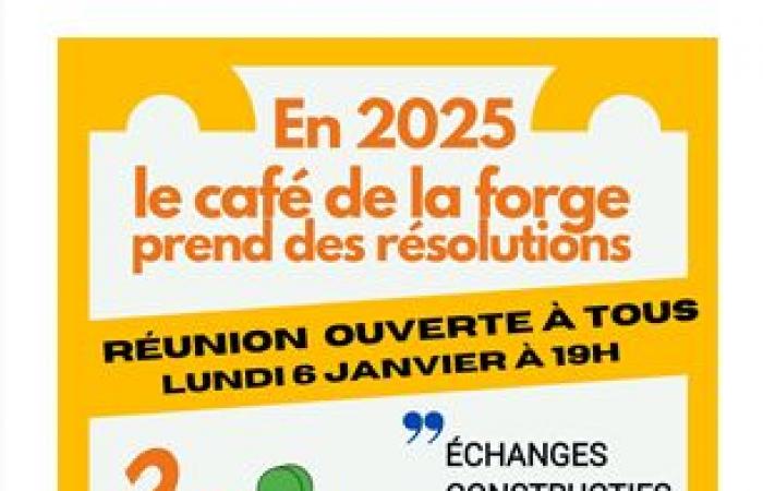 Guillac. Encuentro: ¡El café de la forge hace sus propósitos para 2025!