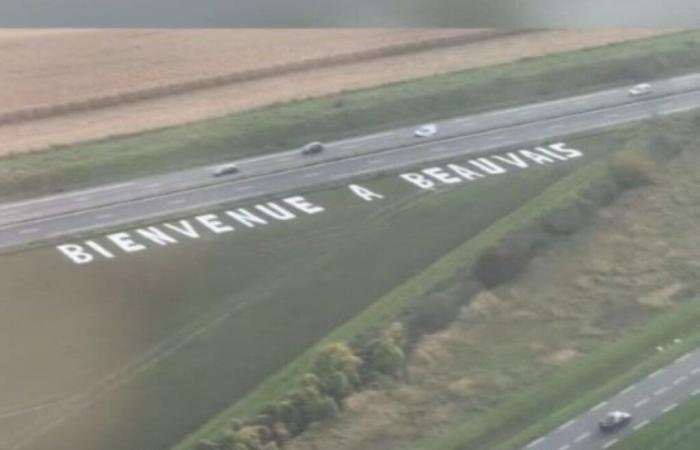 “Bienvenidos a Beauvais”, este chiste visto desde el cielo generó revuelo en las redes sociales