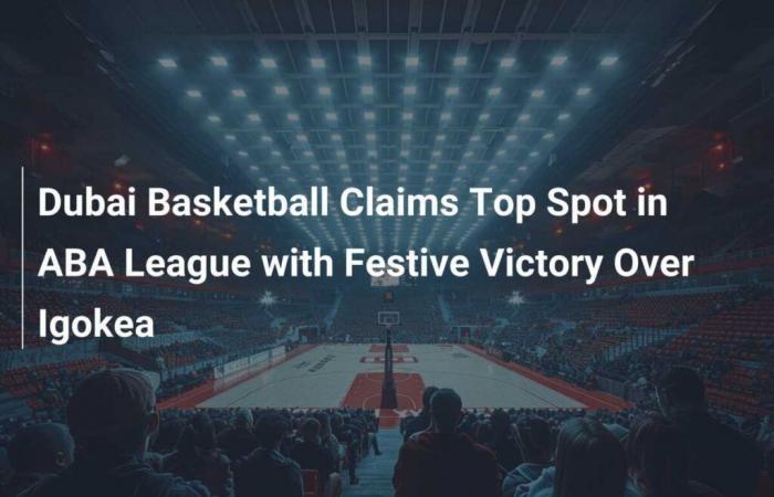 Dubai Basketball toma el primer puesto en la ABA League con una festiva victoria sobre Igokea