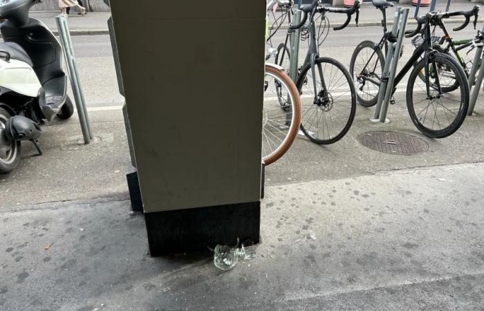 Mala suerte: un hombre de Zurich pisotea la caja de un mendigo: ¡fragmentos!