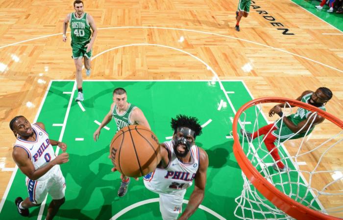 Campanero de los Sixers: Tyrese Maxey protagoniza, Caleb Martin imita a Andrew Toney, Joel Embiid luce ágil en una gran victoria contra los Celtics