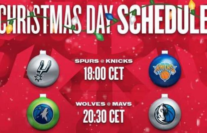 NBA Christmas Games, el programa de competiciones en Navidad