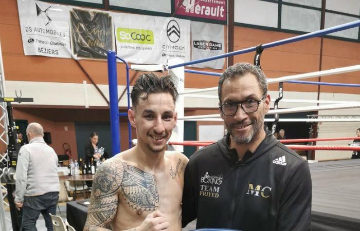 Con licencia de Carcassonne Boxing, Mayson Creygolles ofrece a la ciudad su primer título de boxeo profesional