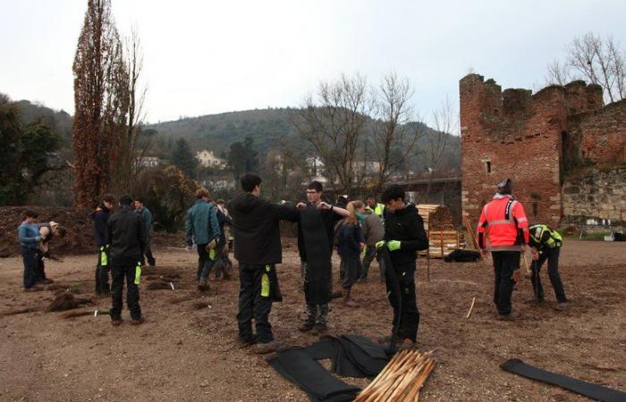 El bosque urbano se arraiga en la llanura de Pal en Cahors con el Lycée des Territoires