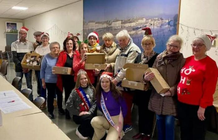 Chalon-sur-Saona. Más de 3.500 cajas festivas repartidas a personas mayores para Navidad