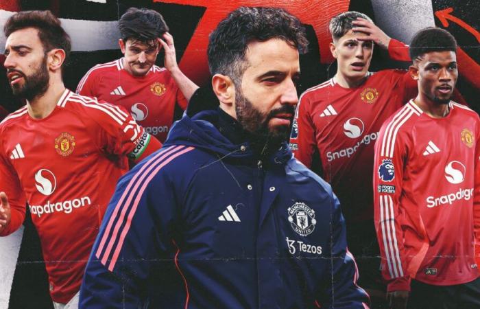 Rubén Amorim y la misión imposible: dar nueva vida a un Manchester United en crisis