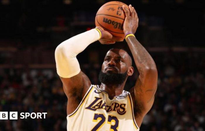 LeBron James establece récord del día de Navidad de la NBA con victoria de Los Angeles Lakers