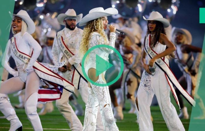 Beyoncé brilla como pura texana en su espectáculo de medio tiempo en un partido navideño de la NFL en Houston