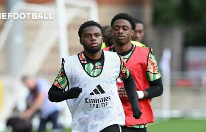 Ocho jugadores de la academia del Arsenal se unen al entrenamiento senior antes del choque con Ipswich Town