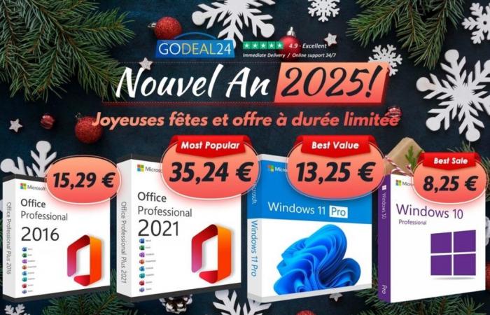 Empieza el año 2025 con estilo con Microsoft Office y Windows 11 de por vida desde sólo 10€