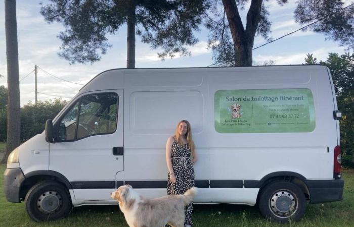 Con su camioneta viaja para acicalar a tus animales.