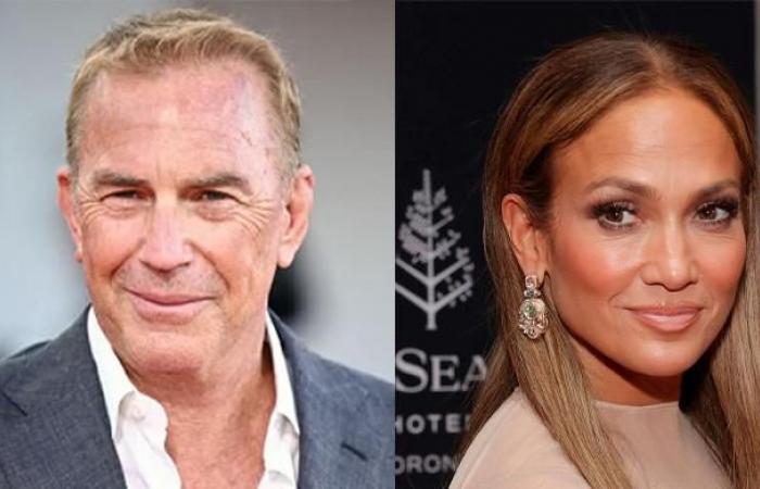 Jennifer López vista en una rara salida con el actor de ‘Yellowstone’ Kevin Costner